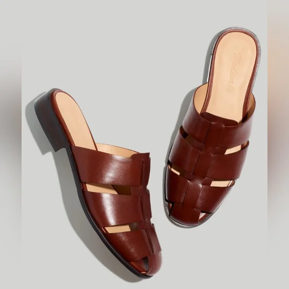 Madewell The Dixson Fisherman Mule Size 10 New In Box - Picture 1 of 8